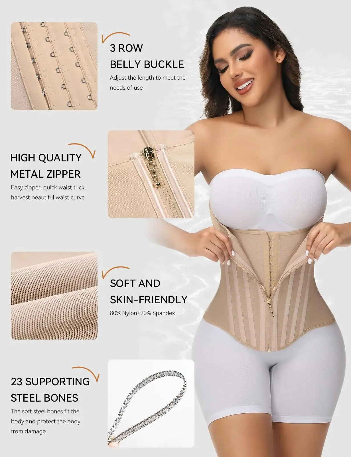 Waist Shapewear for Women Corset Sport Workout Belly Band Gym